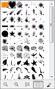 Gimp ツール 描画ツール ブラシで描画